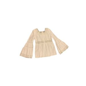 MICHAEL Michael Kors White Boho Bell Sleeved Top - Women’s Size 10